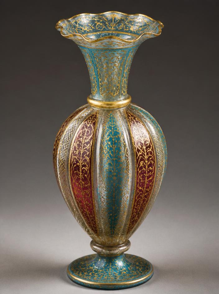 Venetian cobalt goblet